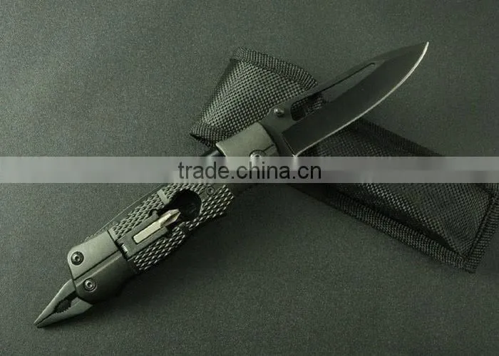 OEM stainless steel multi function hunting knife pliers