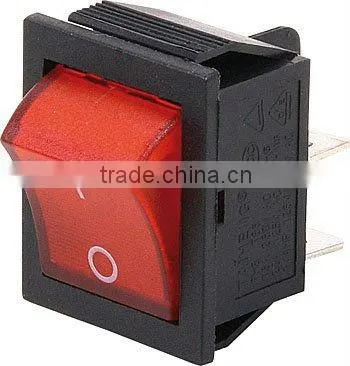 Power tool rocker switch,Micro 2 pin red 16a power rocker switch 16a 250v t125