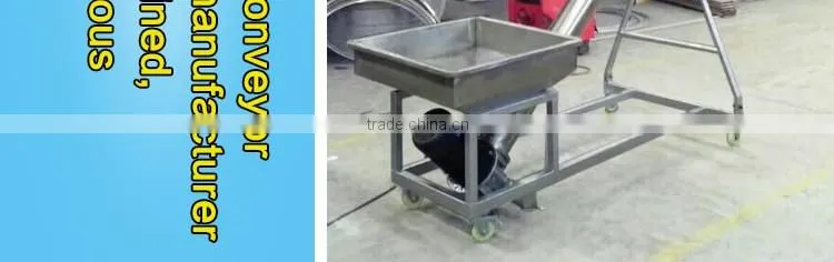 Hopper Screw Conveyor, Inclined Screw Hopper Loader