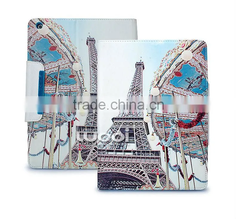 2014 New design belt clip leather case for ipad air tablet case cover for ipad case