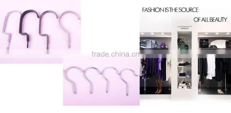 metal trousers big clip hangers with hook