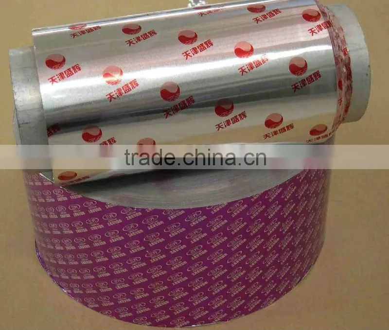 Qulaity pharmacy aluminum blister foil heat sealing with pvc/pvdc