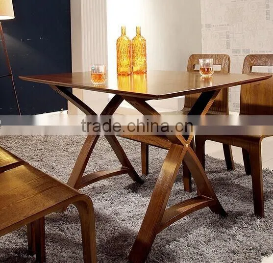 Wooden frame wood design solid wood dining chair