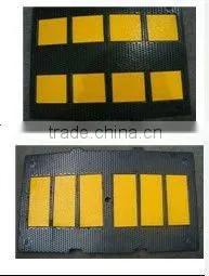 heavy plastic reflective speed hump