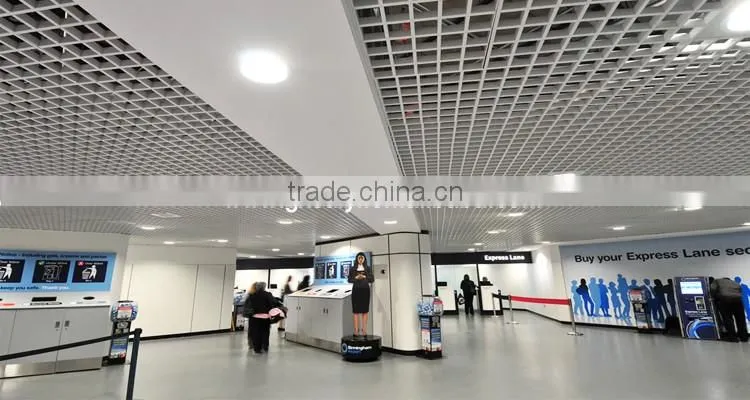Online wholesale shop wall decoration of metal Aluminum grid