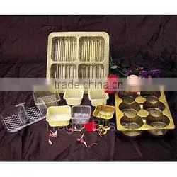 0.10-0.50mm pvc gold rigid plastic film for chocolate packing