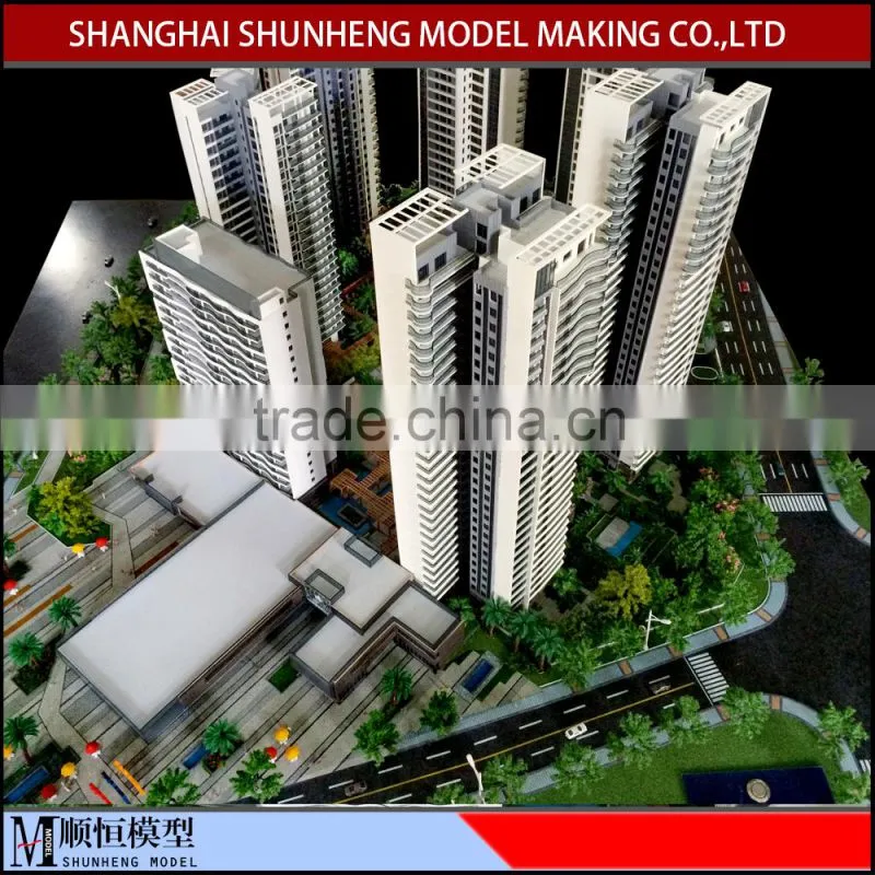 Residential Maquette construction building model/custom scale architectural model making