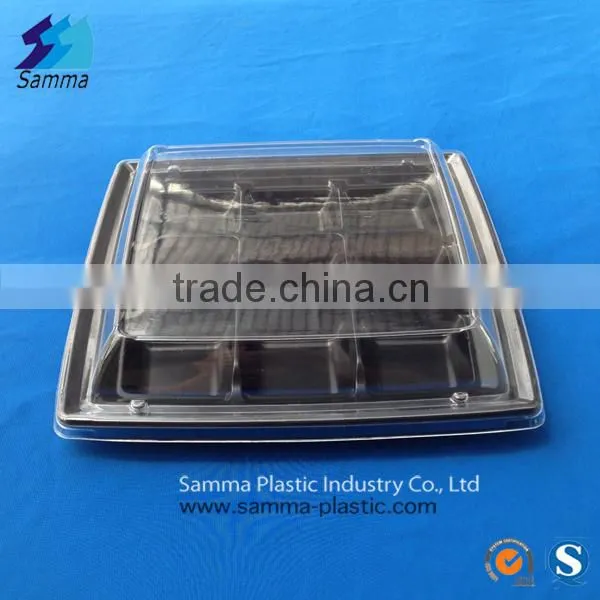 Plastic Disposable Divider Food Tray