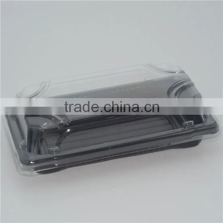SM1-1101Black disposable sushi containers,Sushi plastic container,Sushi packaging