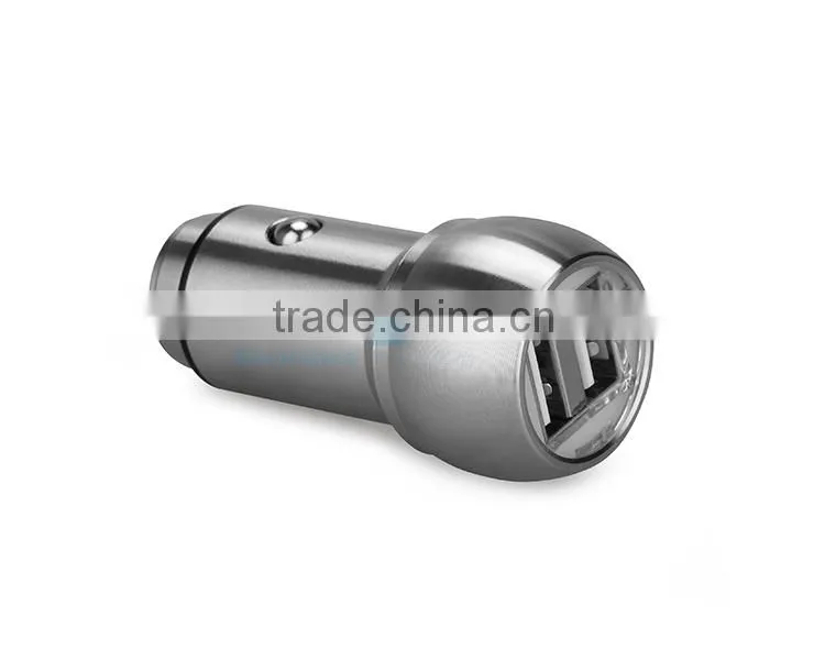 5V 2.4A multiple mobile phone usb car charger with CE&Rohs certificated