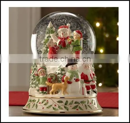 2015 stunning souvenir new craft resin snowglobe