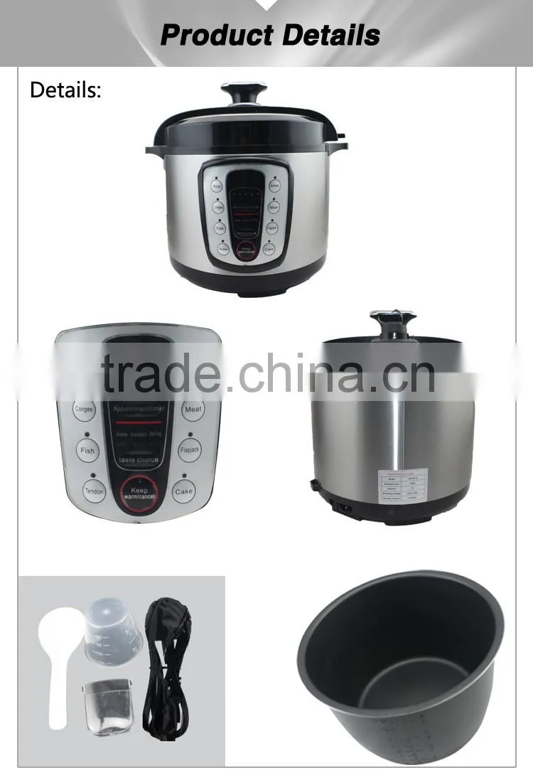 New LED display touch sensor switch Electric Pressure Cooker
