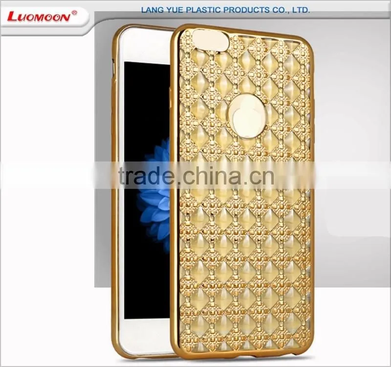 tpu electronplate phone case for iphone 5 6 s c se plus