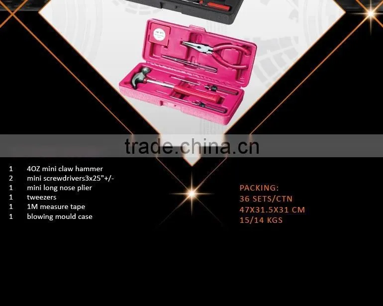 7pcs Promotional gift mini hand tools kit set