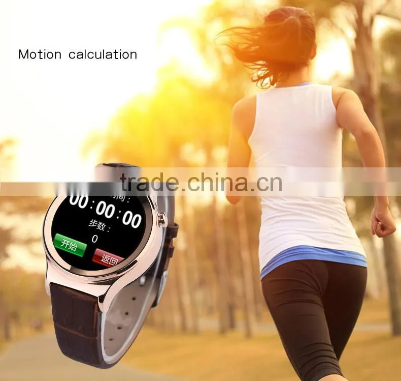 Newest smart watch fasionable round smart watch phone,smart watch mtk6260