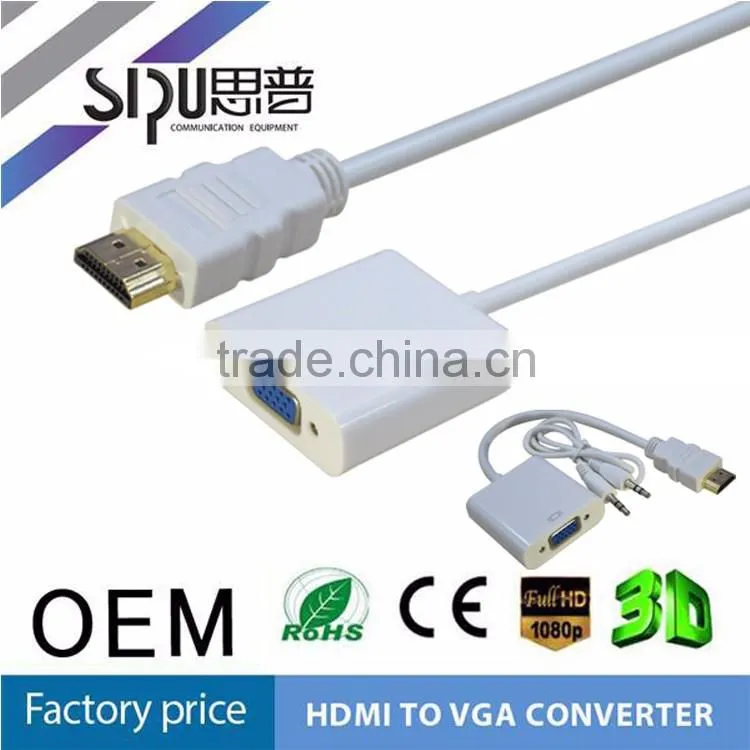 SIPU fcatory price mini dp to vga high quality dp to hdmi adapter wholesale hdmi to dp cable