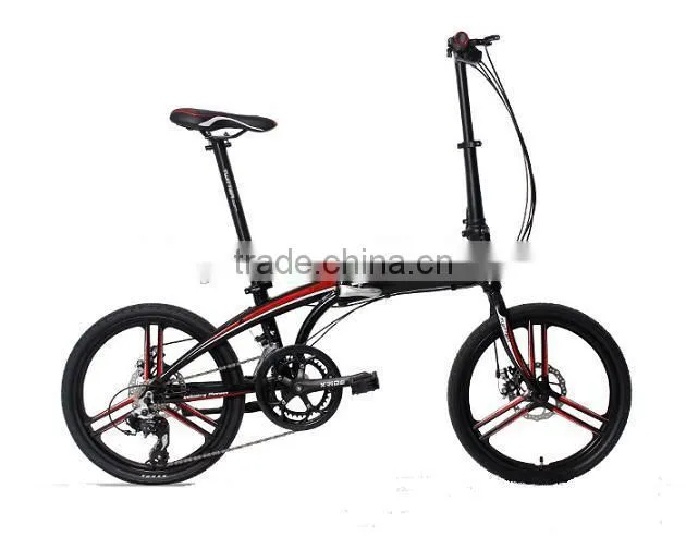 Small wheel folding bicycle bicyclelying