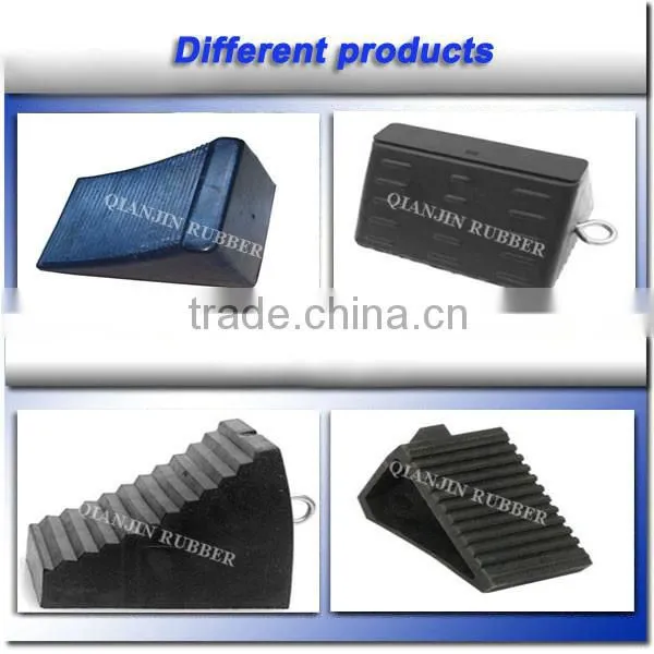 Aircraft rubber wheel stop/stopper