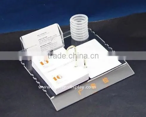 Custom acrylic desk organizer document tray