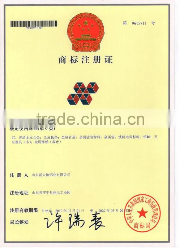 Thermal Insulated wood grain aluminium extruded profile