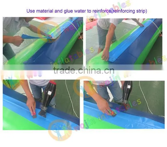 Children amusement park outdoor water pool/hot water inflatable pool/best selling paddle boat pool