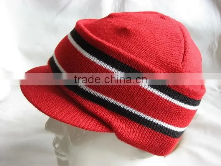 mountain man felt knitted hat cap