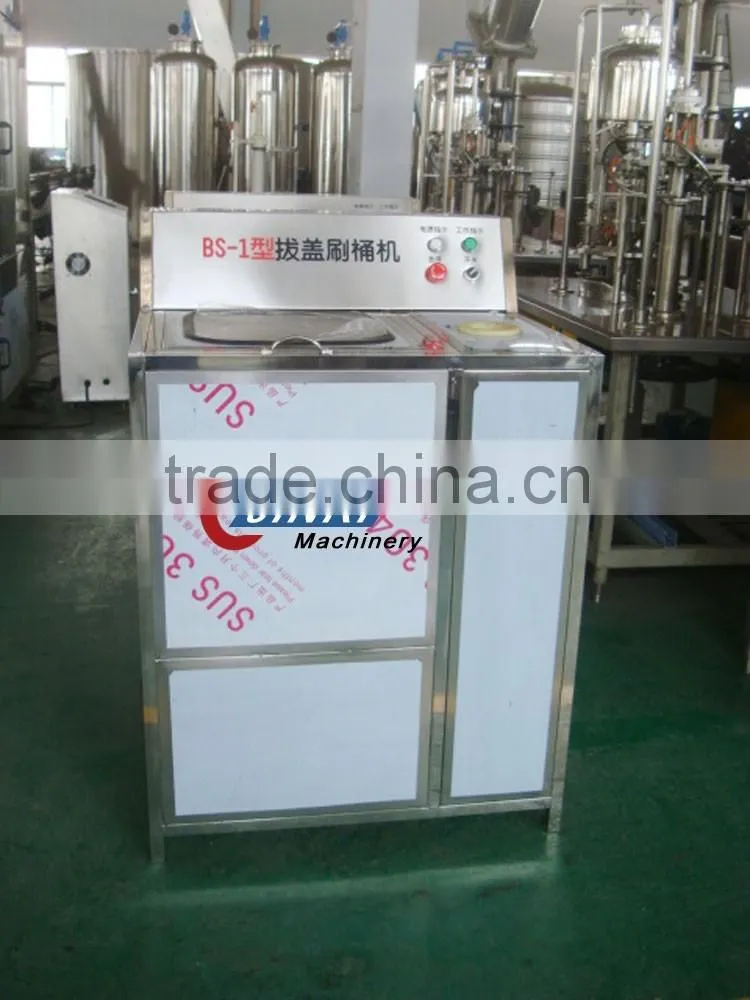 2016 exports to Chile drinking water 5 gallon semi-automatic de-capper/filling machine
