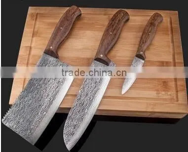 Hot damast vegetable knife, high quanlity knife kitchen japan