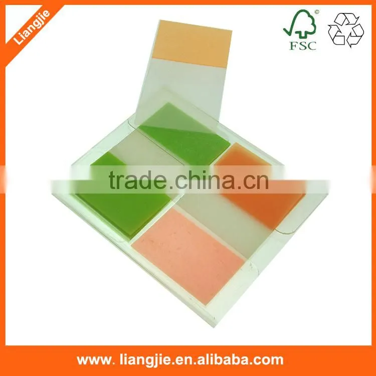 Cover Sticky memo notepad ,wholesale plastic sticky note,Pet STICKY Memo Notepad