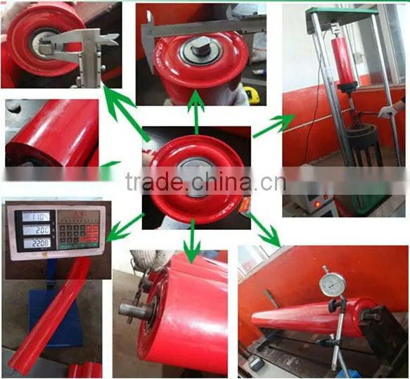 Conveyor belt support roller trough roller Manufacturer