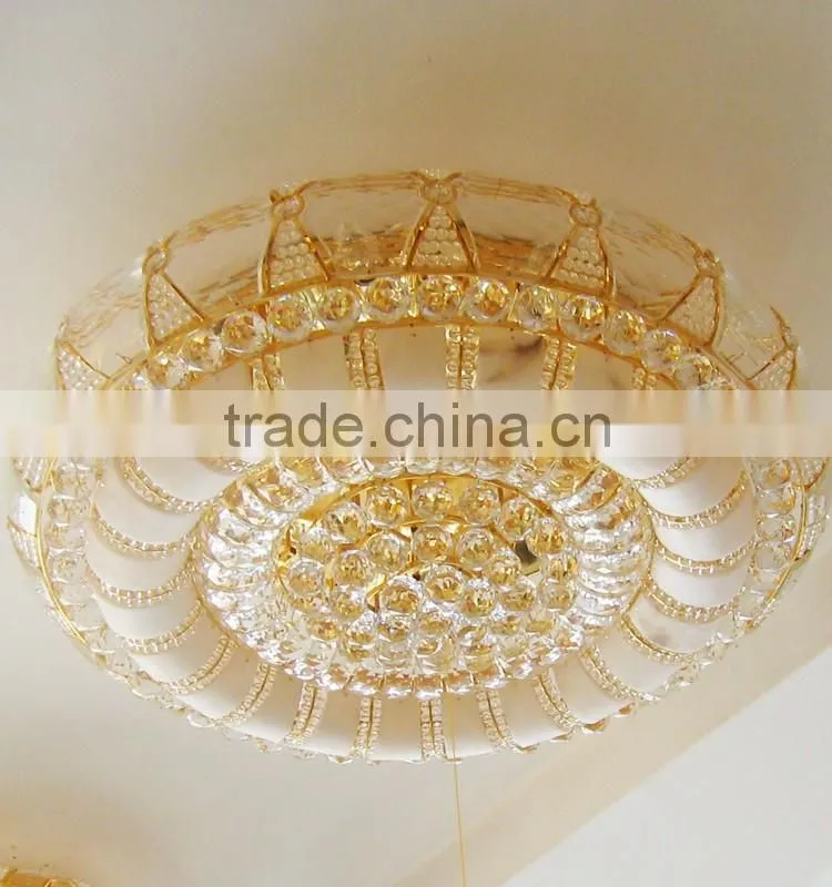 Golden Elliptical ceiling fixtures
