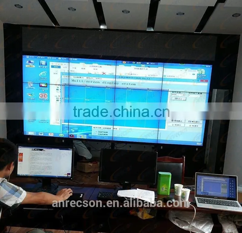 55"HD LCD Video Wall with LED 1080p Video Wall optional