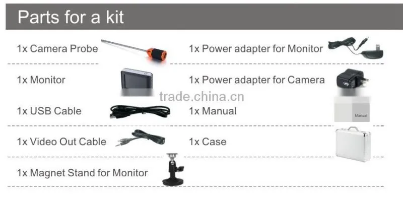 Wholesale UK of Cavity Wall Inspection Camera for Insulation Wall TVBTECH-4908AL
