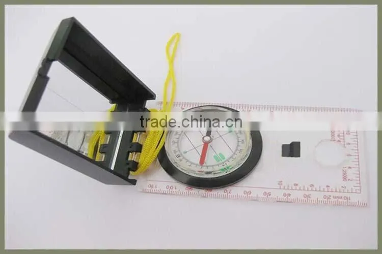 DC45-6A New style military folding ruler map compass with rope
