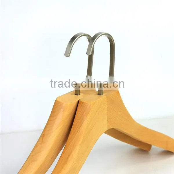 luxury wooden hangers with square hooks