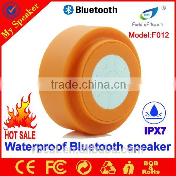 Model F012 2015 New arrival Bluetooth mini speaker,Bluetooth waterproof speaker,mini waterproof wireless bluetooth
