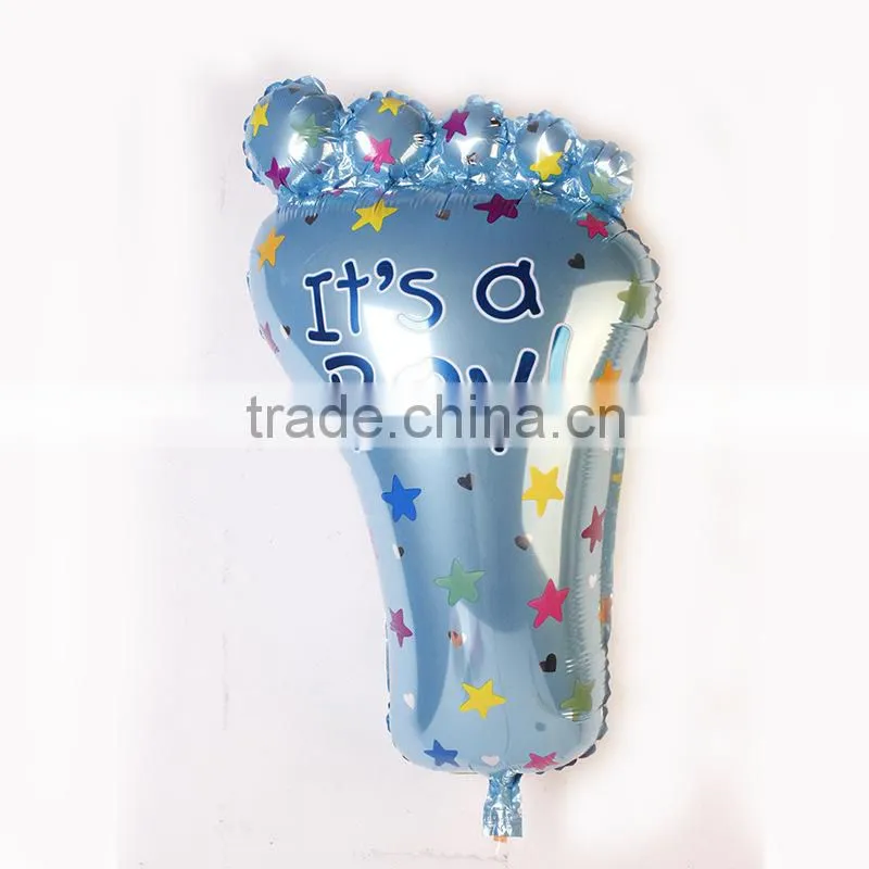 Lovely shine helium balloon, soles shine inflatable balloon, printed words balloon for baby/girl