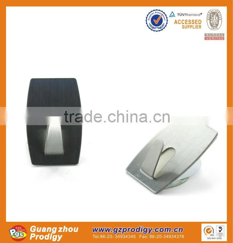 decorative metal wall hooks adhesive tape metal wall hook flat metal hook