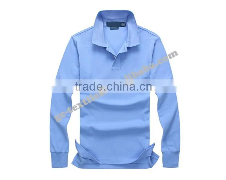 Low Price Comfortable Long Sleeve Polo Shirt High Quality pk Polo T-shirt