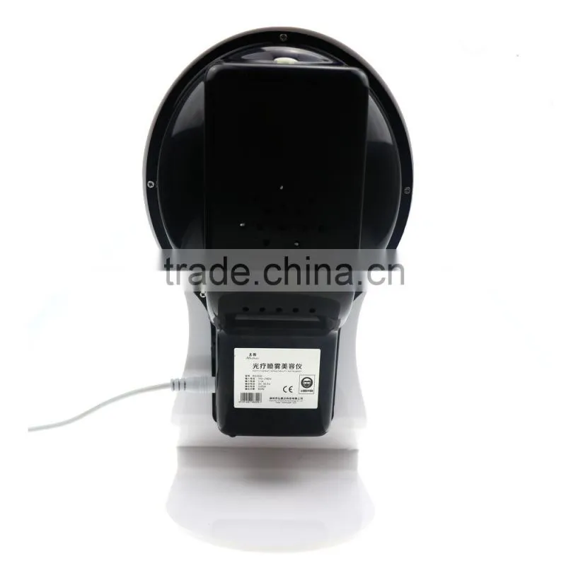 Portable LED blue red light therapy lamp acne treatment with atomization
