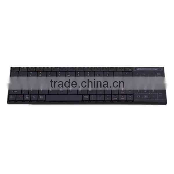 Ultra-thin design wireless keyboard with touchpad for smart phones and computers