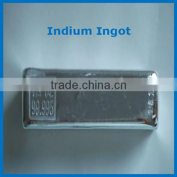 Indium Ingots Price 99.99% with lowest factory price
