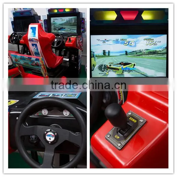 3D sonic car racing game machine,electronic racing car game machine