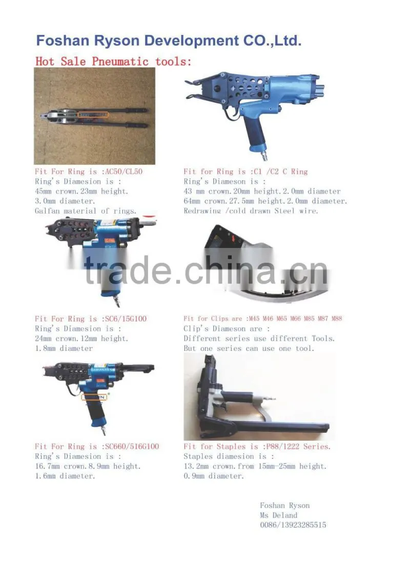 2015 New All Mattress Staples and Clips