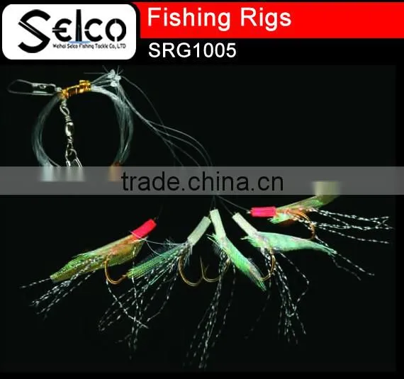 Nylon line paternoster Whiting Rig for snapper
