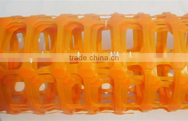 100% HDPE plastic orange safety net(Factory)