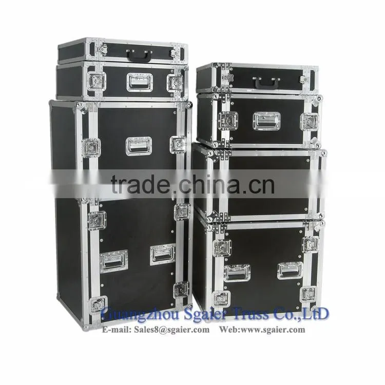 Aluminum used flight case with wheel high quality