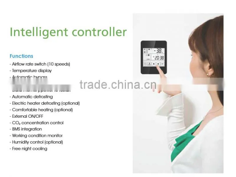 Flexible installation mechanical ventilation price with control panel