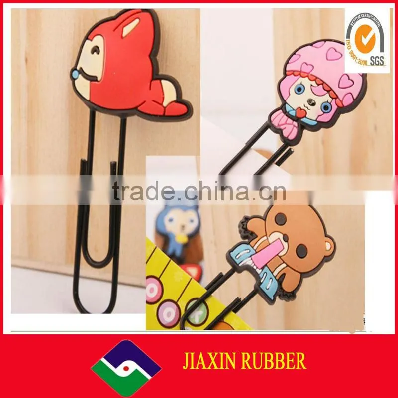 Paper Clip with Many Kinds of Designs silicone bookmark