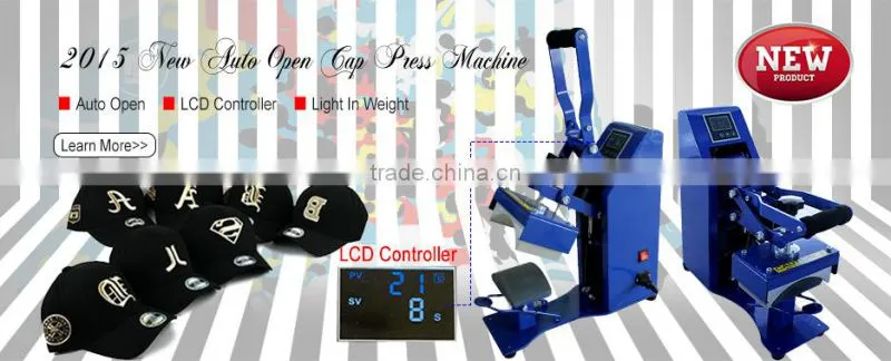 2015 Newly-founded Magnetic Auto Open Cap Heat Press Machine
